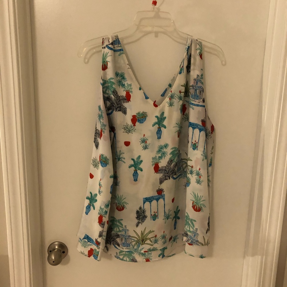 Ann Taylor summery tank top blouse